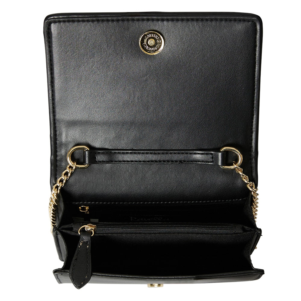 Super Handbag in Black Weave