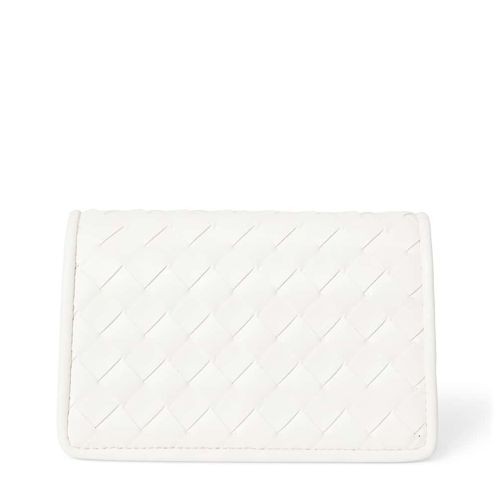 Super Handbag in White Weave