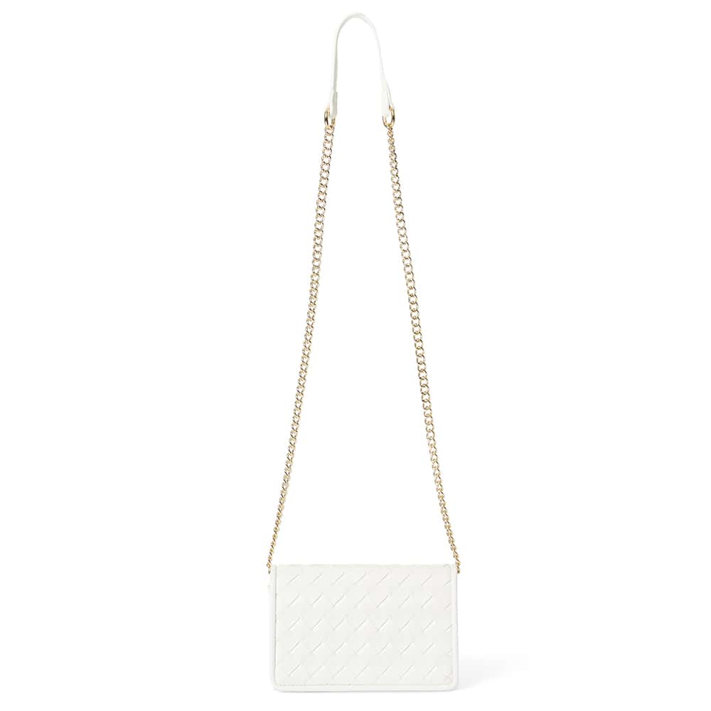 Super Handbag in White Weave