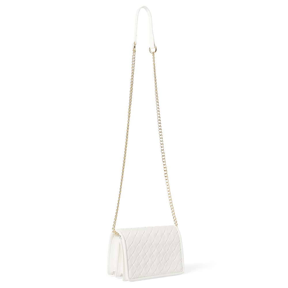 Super Handbag in White Weave