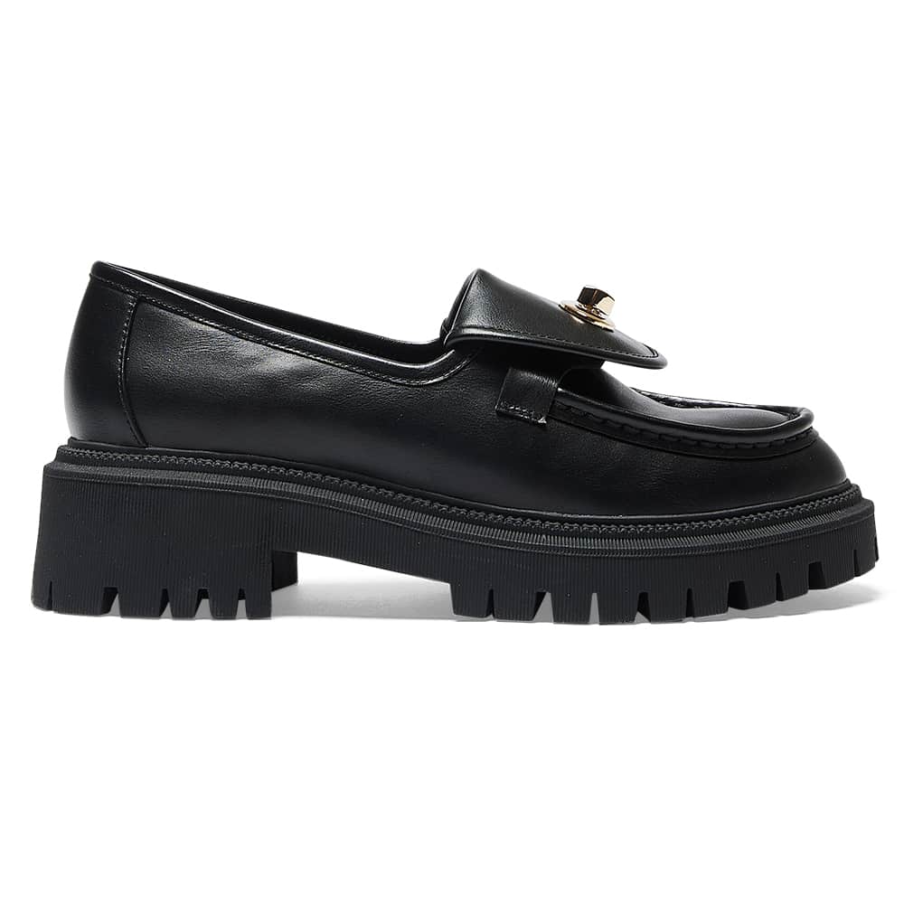 Suri Loafer in Black Smooth