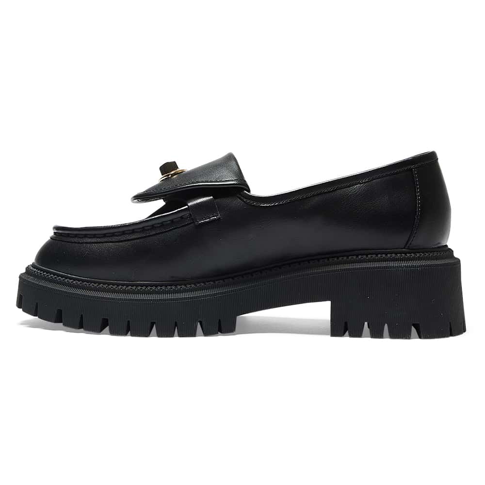 Suri Loafer in Black Smooth