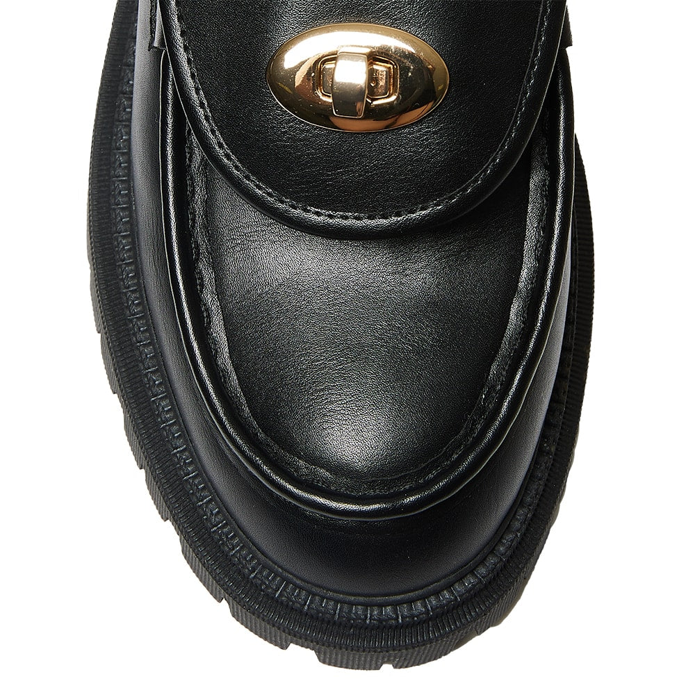 Suri Loafer in Black Smooth