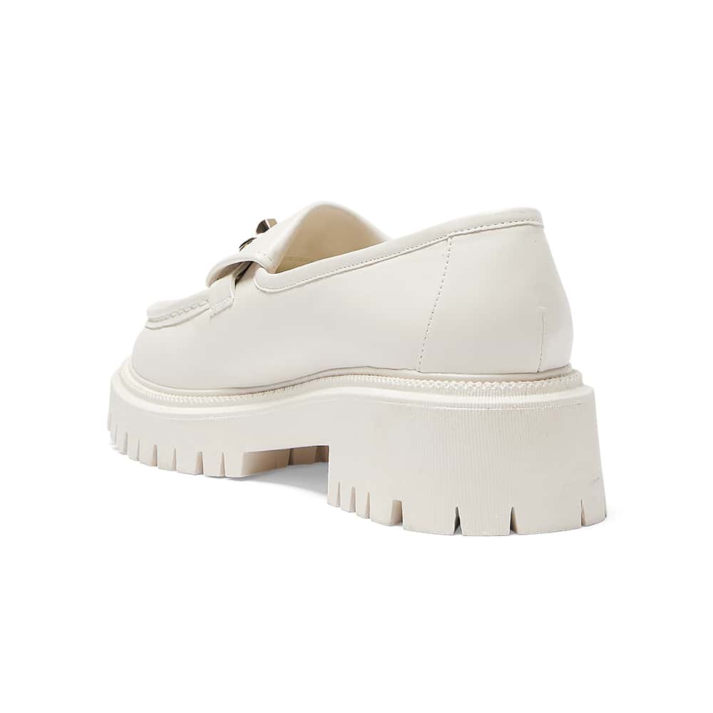 Suri Loafer in Off White Smooth