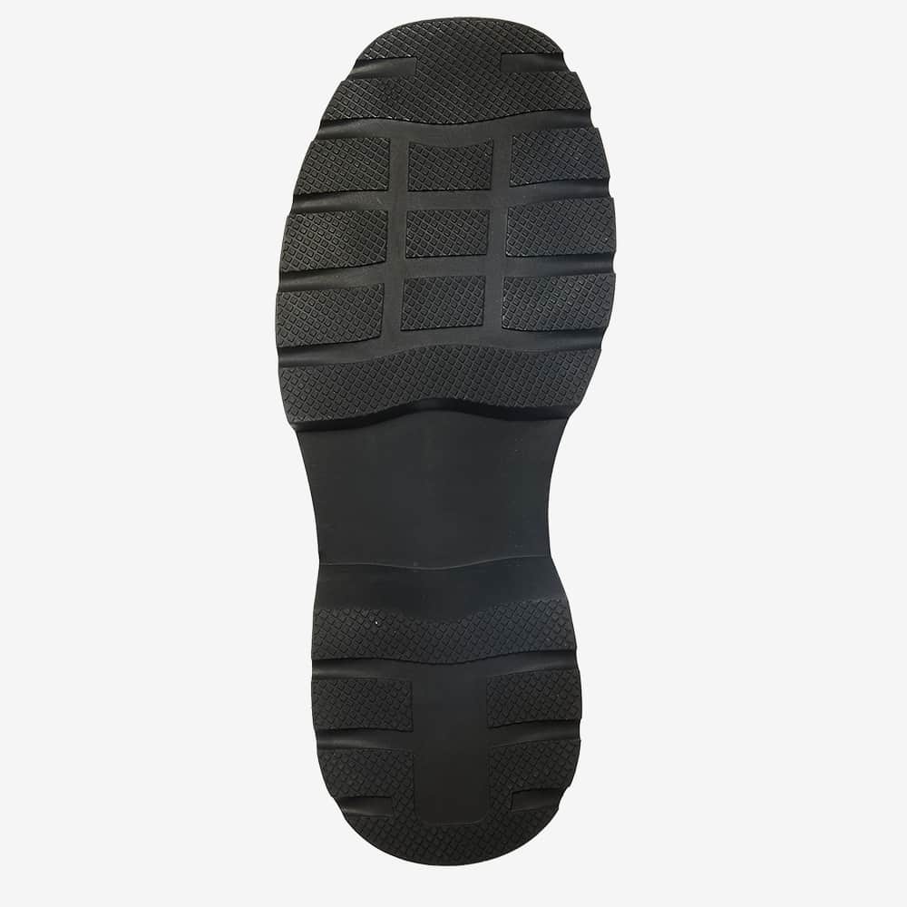 Tabloid Loafer in Black Smooth