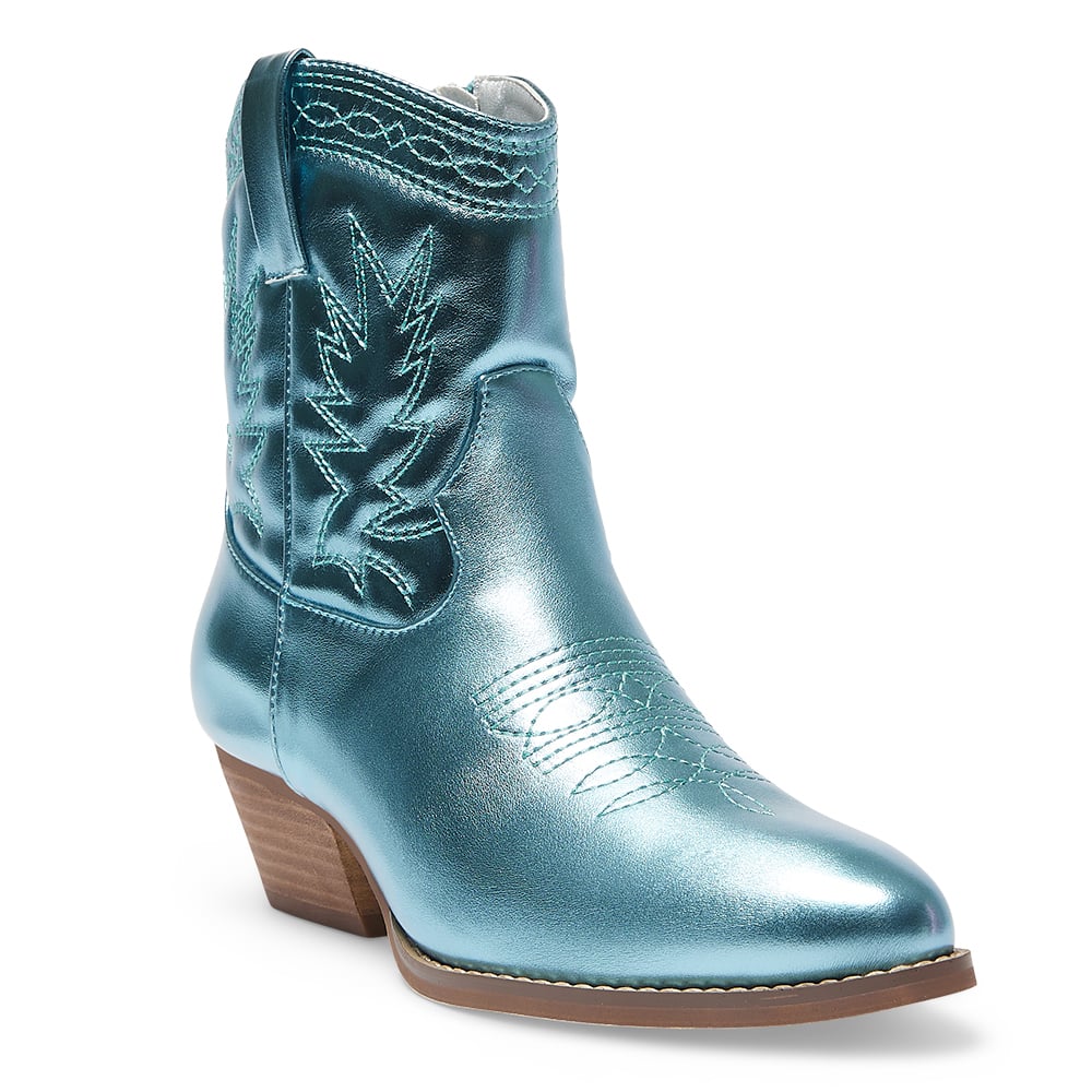 Texas Boot in Ice Blue Metallic