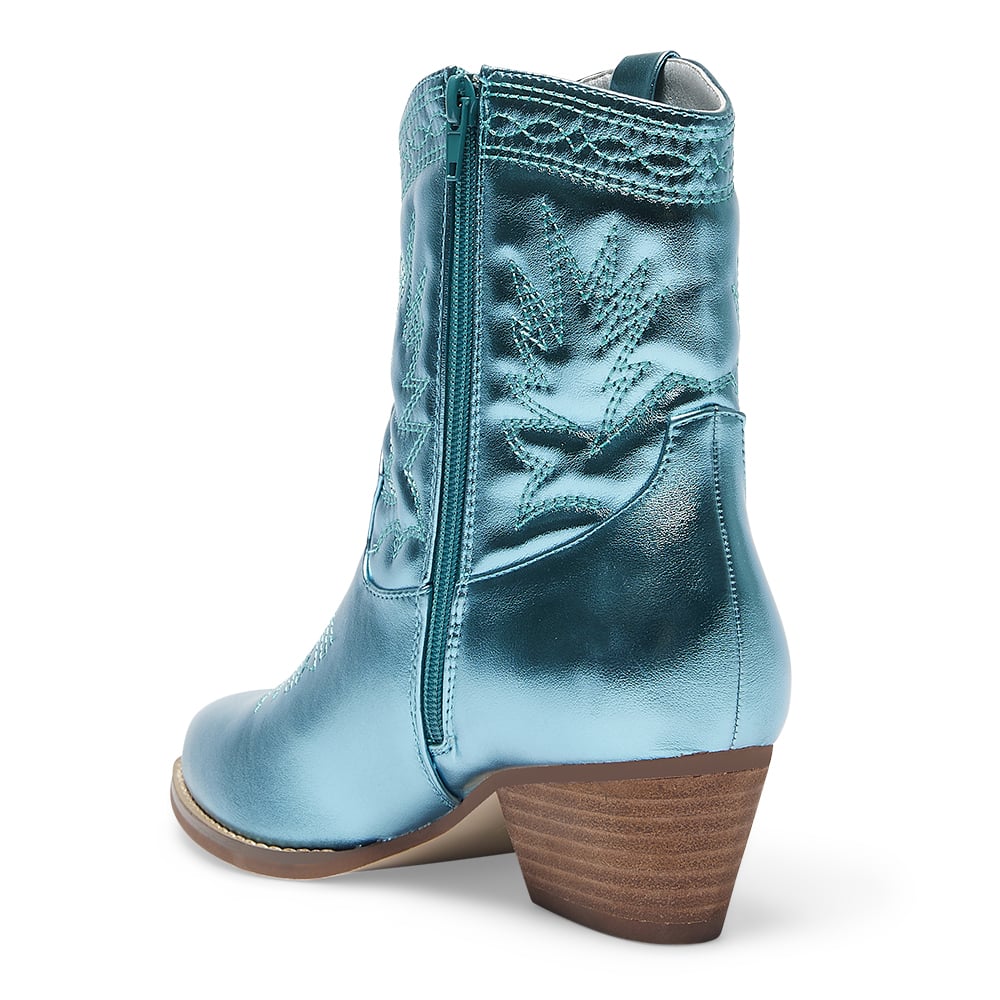 Texas Boot in Ice Blue Metallic