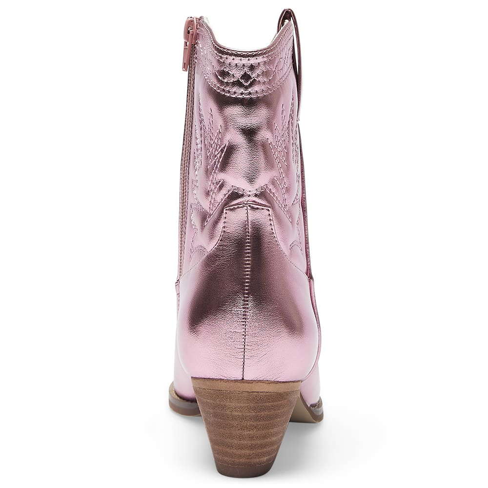 Texas Boot in Ice Pink Metallic