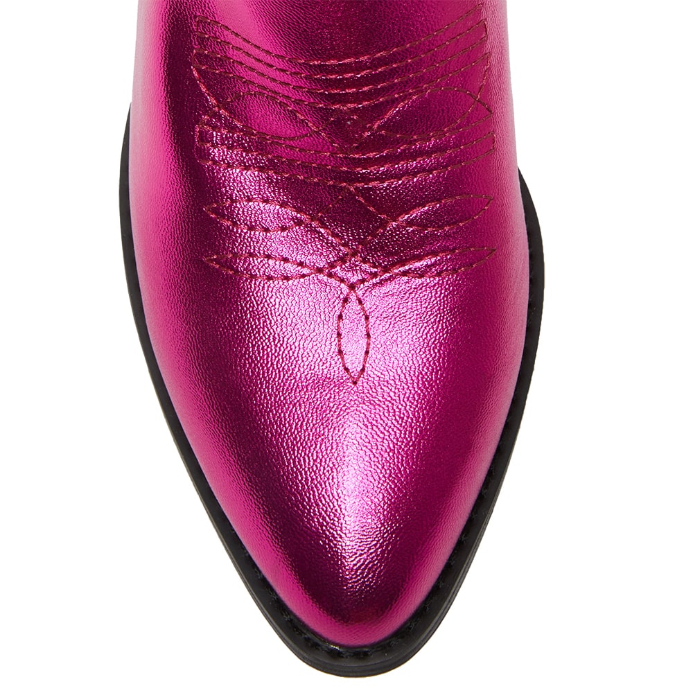 Texas Boot in Metallic Pink