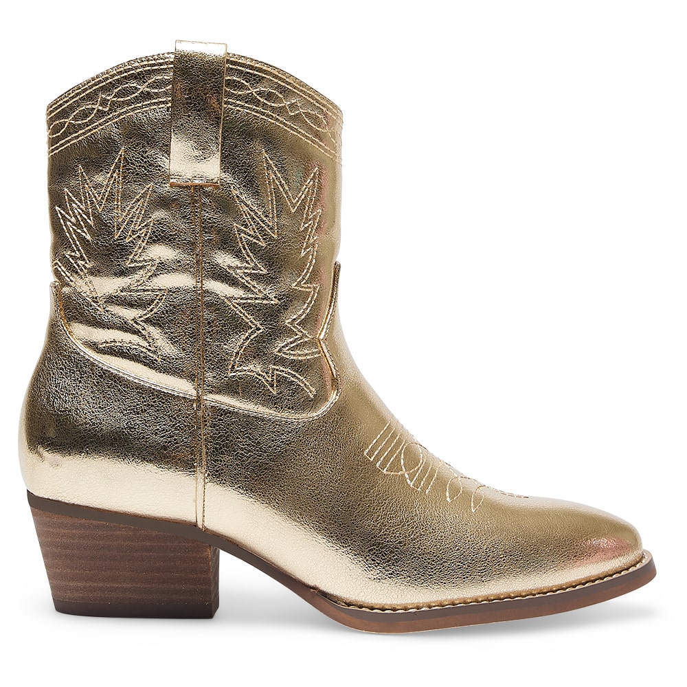 Texas Boot in Soft Gold