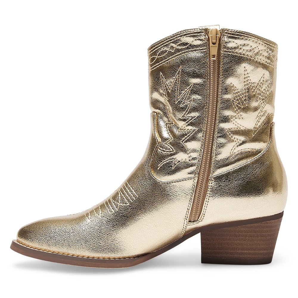 Texas Boot in Soft Gold