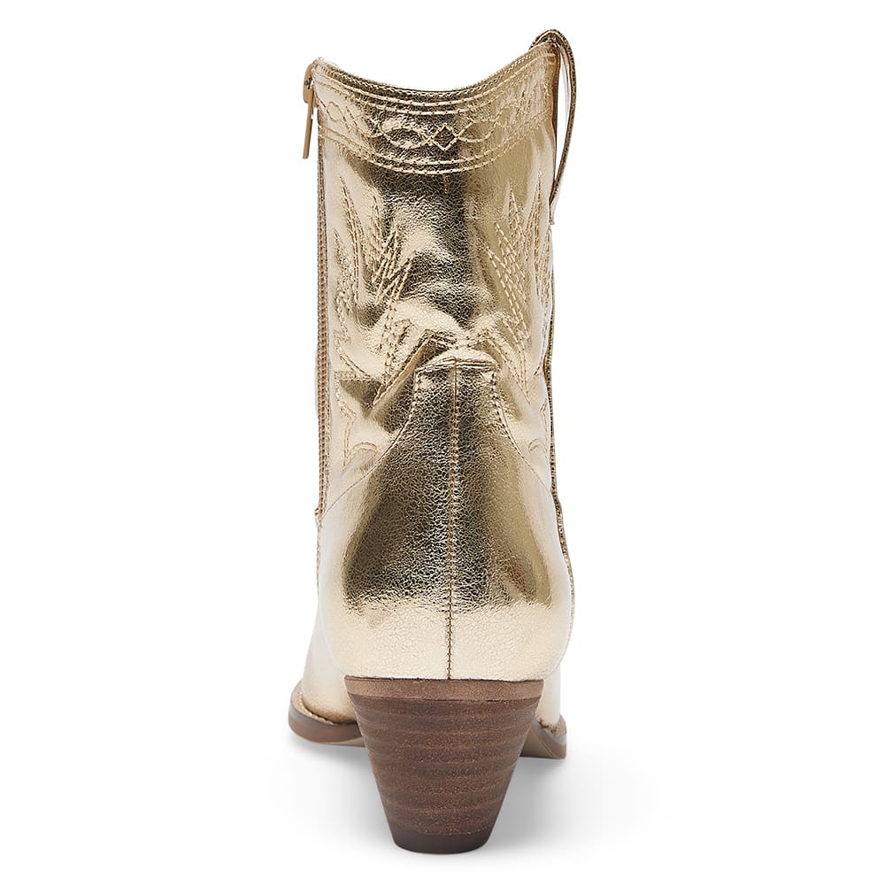 Texas Boot in Soft Gold