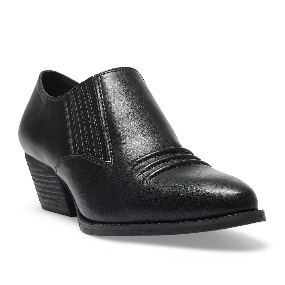 Trick Boot in Black Smooth
