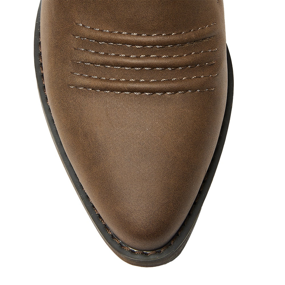 Trick Boot in Brown Micro