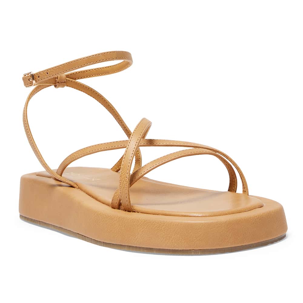 Vanya Sandal in Tan Smooth