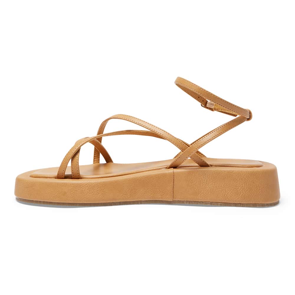 Vanya Sandal in Tan Smooth