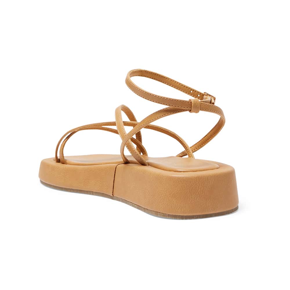 Vanya Sandal in Tan Smooth