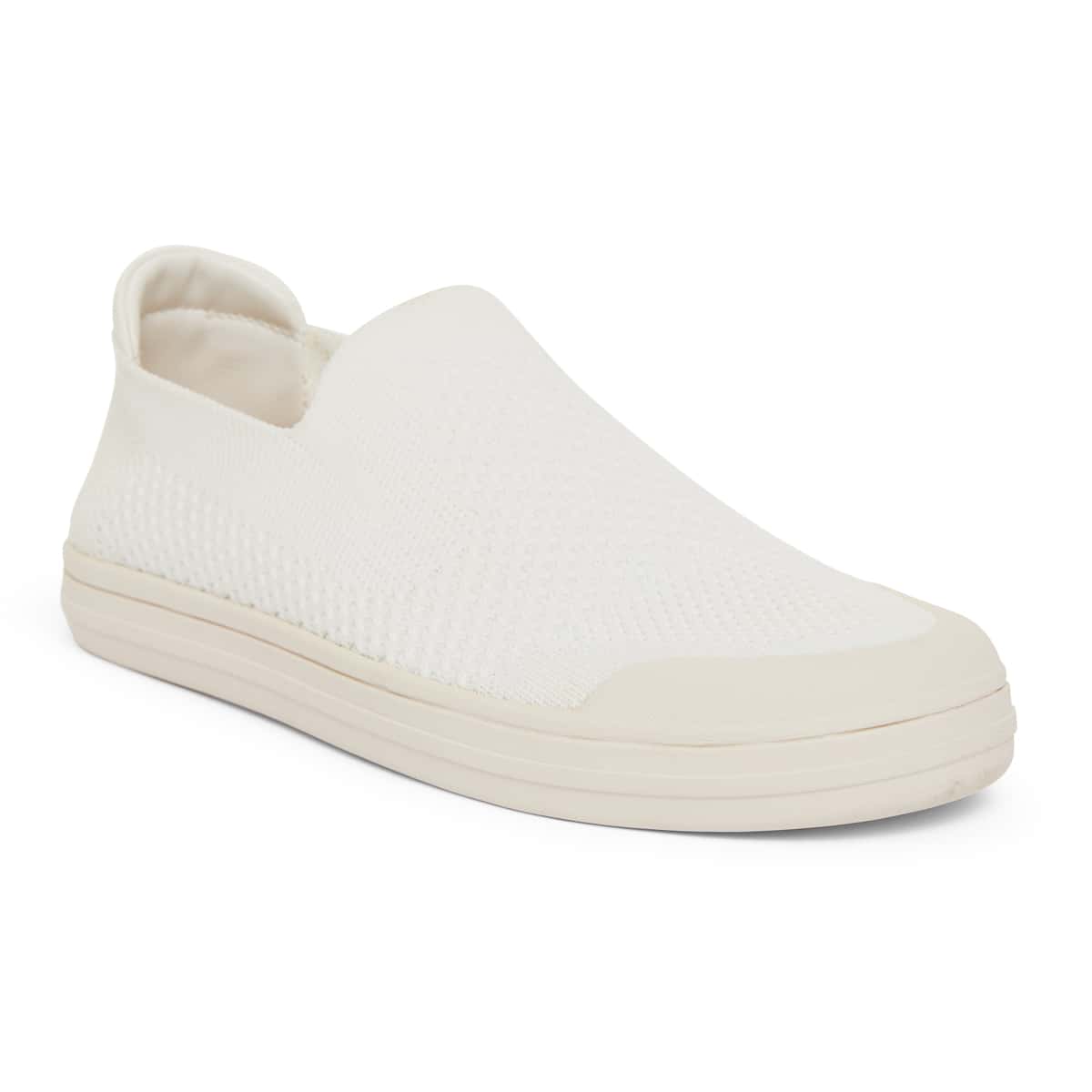 Veneto Sneaker in White Fabric
