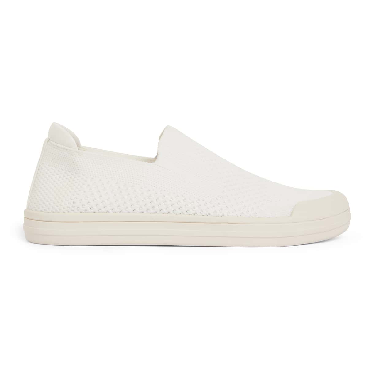 Veneto Sneaker in White Fabric