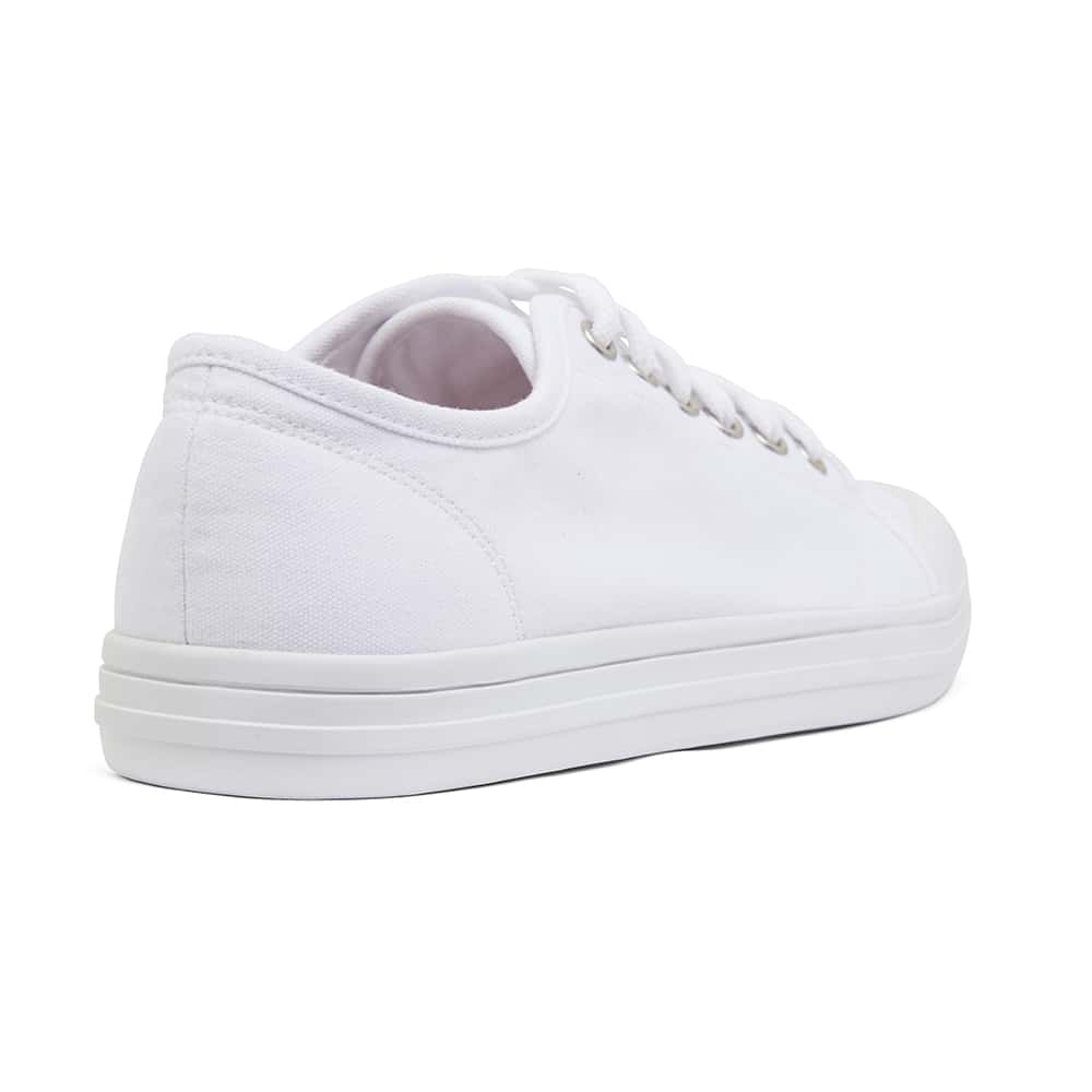Ventura Sneaker in White Canvas