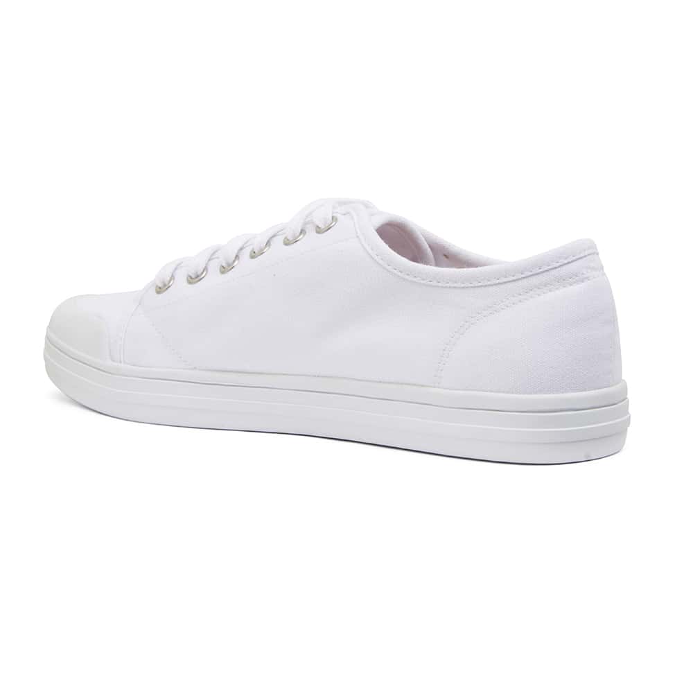 Ventura Sneaker in White Canvas