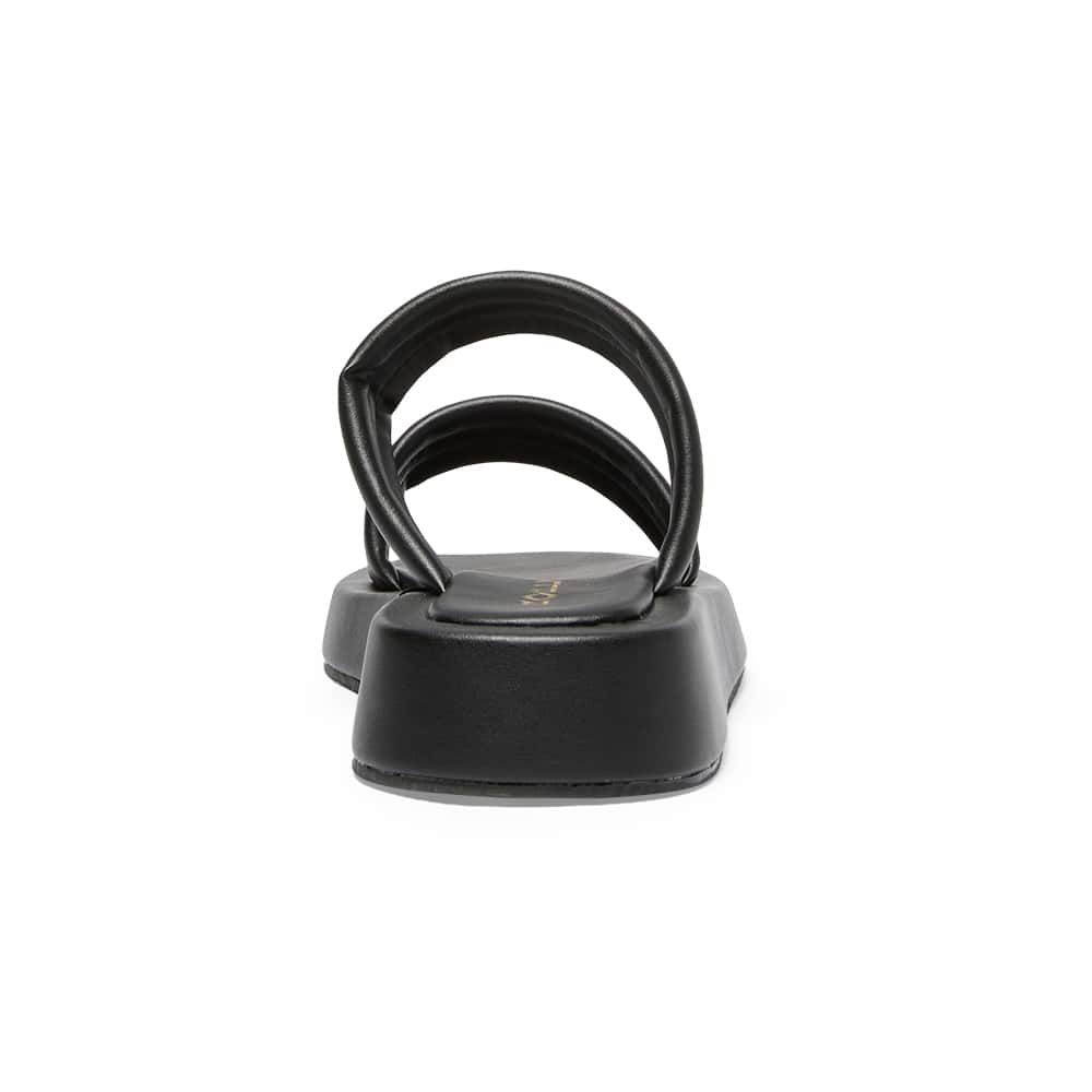 Vito Slide in Black Smooth