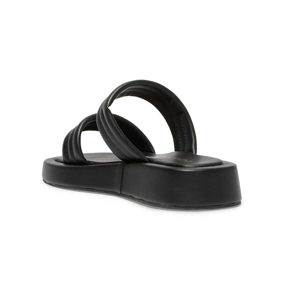 Vito Slide in Black Smooth
