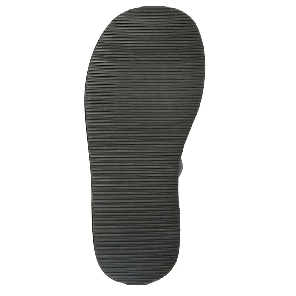 Vito Slide in Black Smooth
