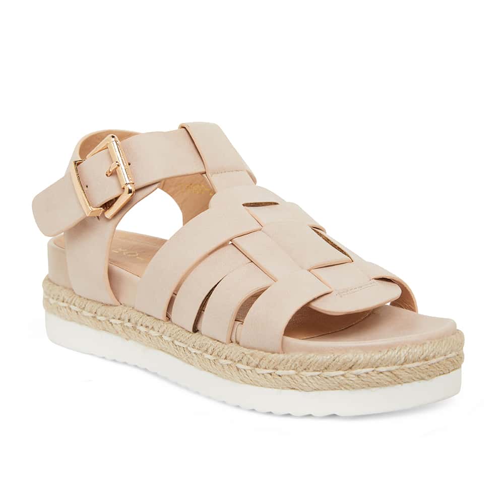 Web Sandal in Blush Smooth