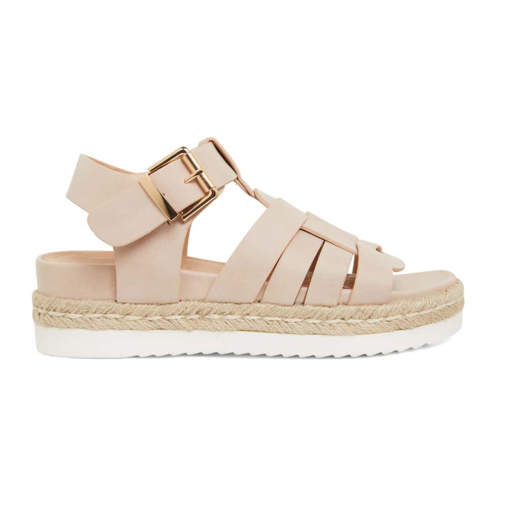 Web Sandal in Blush Smooth