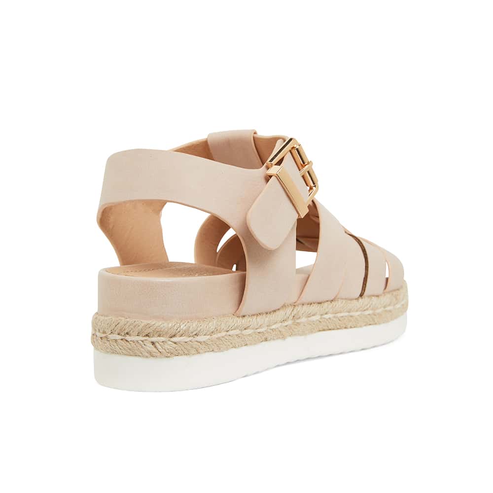 Web Sandal in Blush Smooth