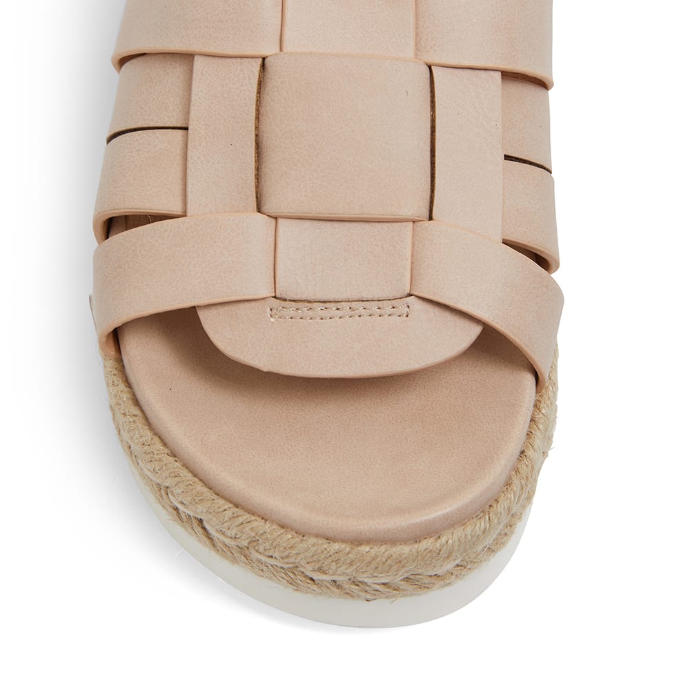 Web Sandal in Blush Smooth