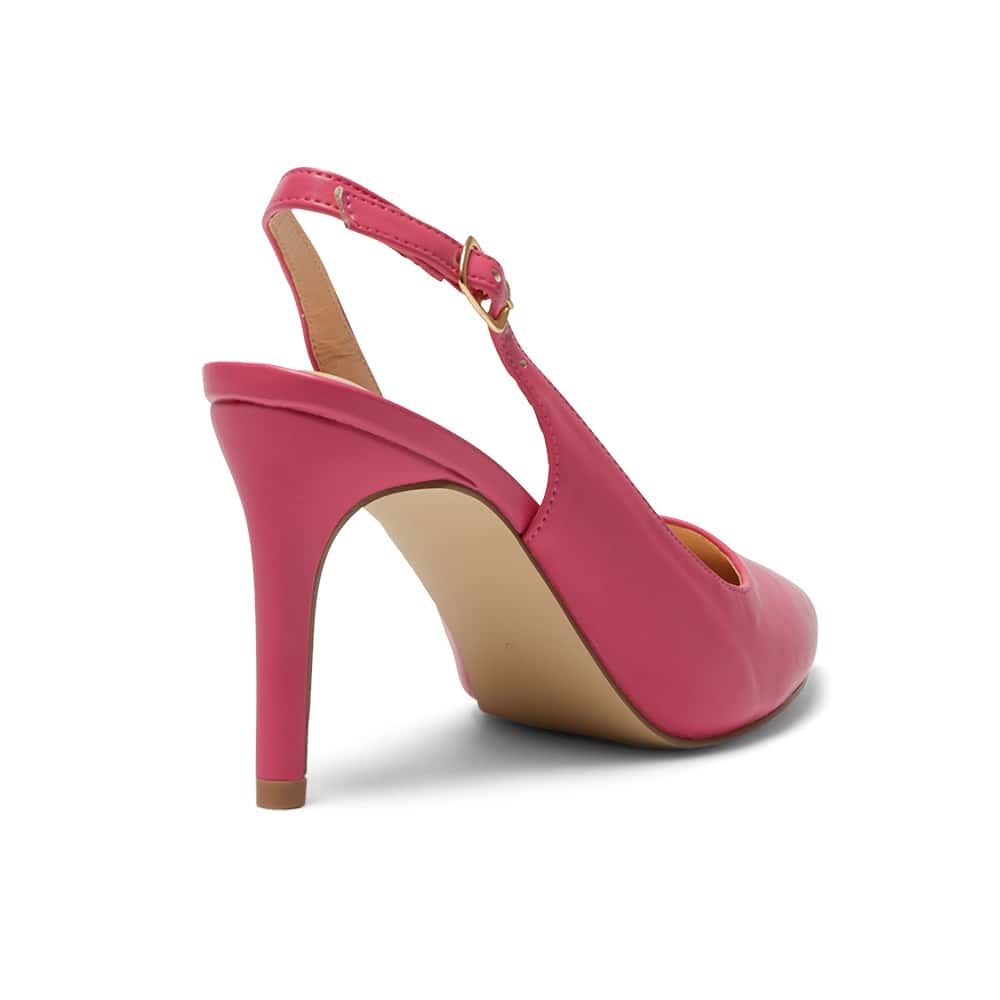 Whiz Heel in Pink Smooth