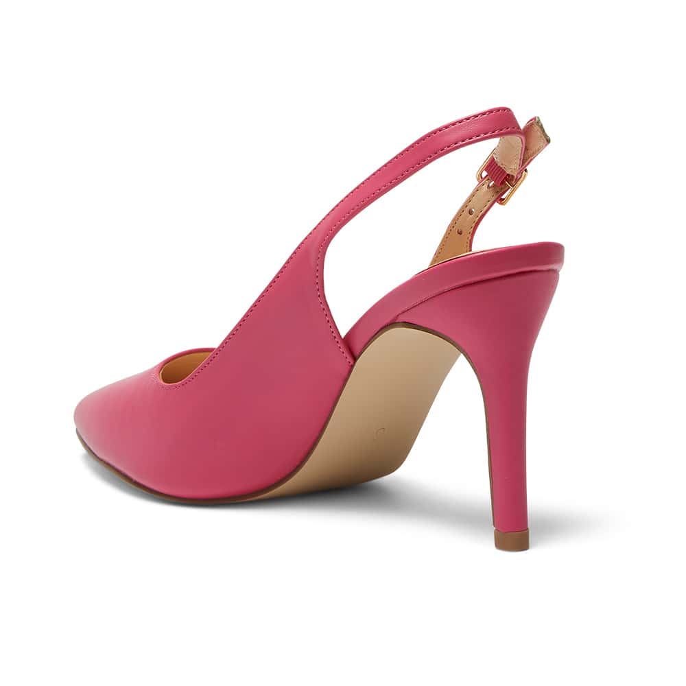 Whiz Heel in Pink Smooth