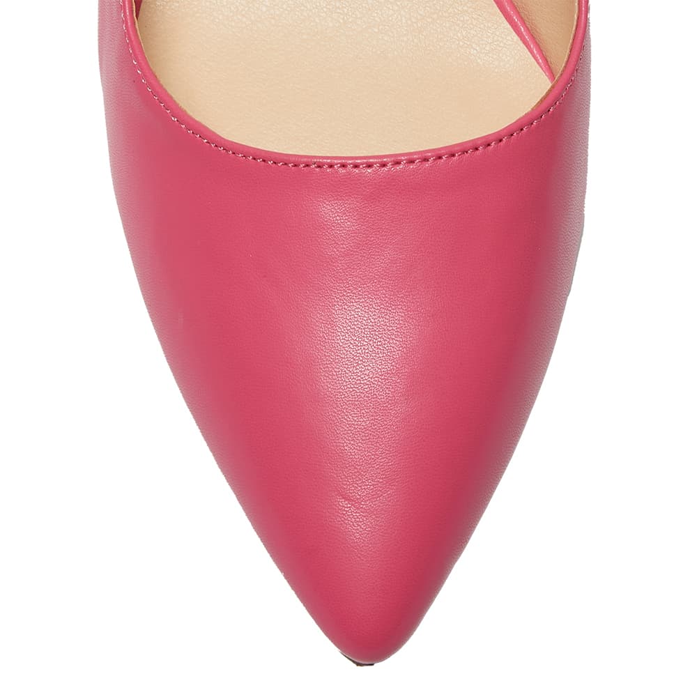 Whiz Heel in Pink Smooth