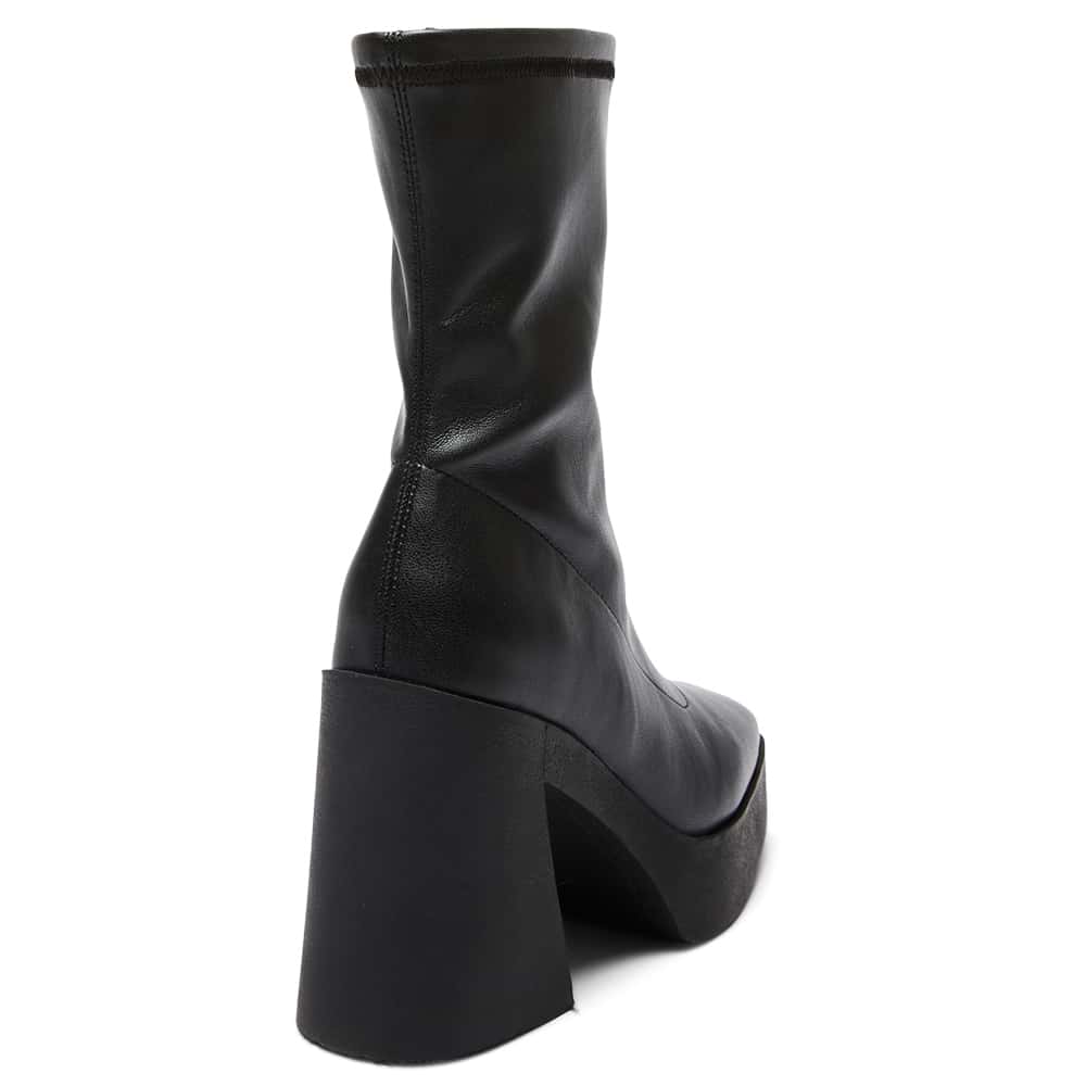 Xanadu Boot in Black Leather