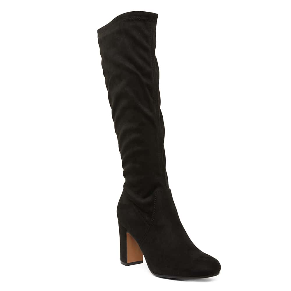 Zeck Boot in Black Fabric