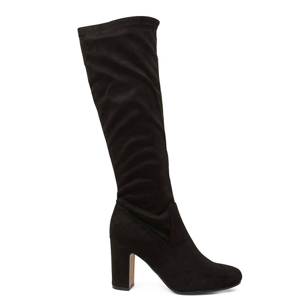 Zeck Boot in Black Fabric