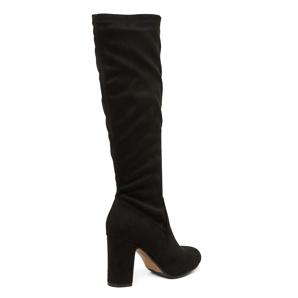 Zeck Boot in Black Fabric