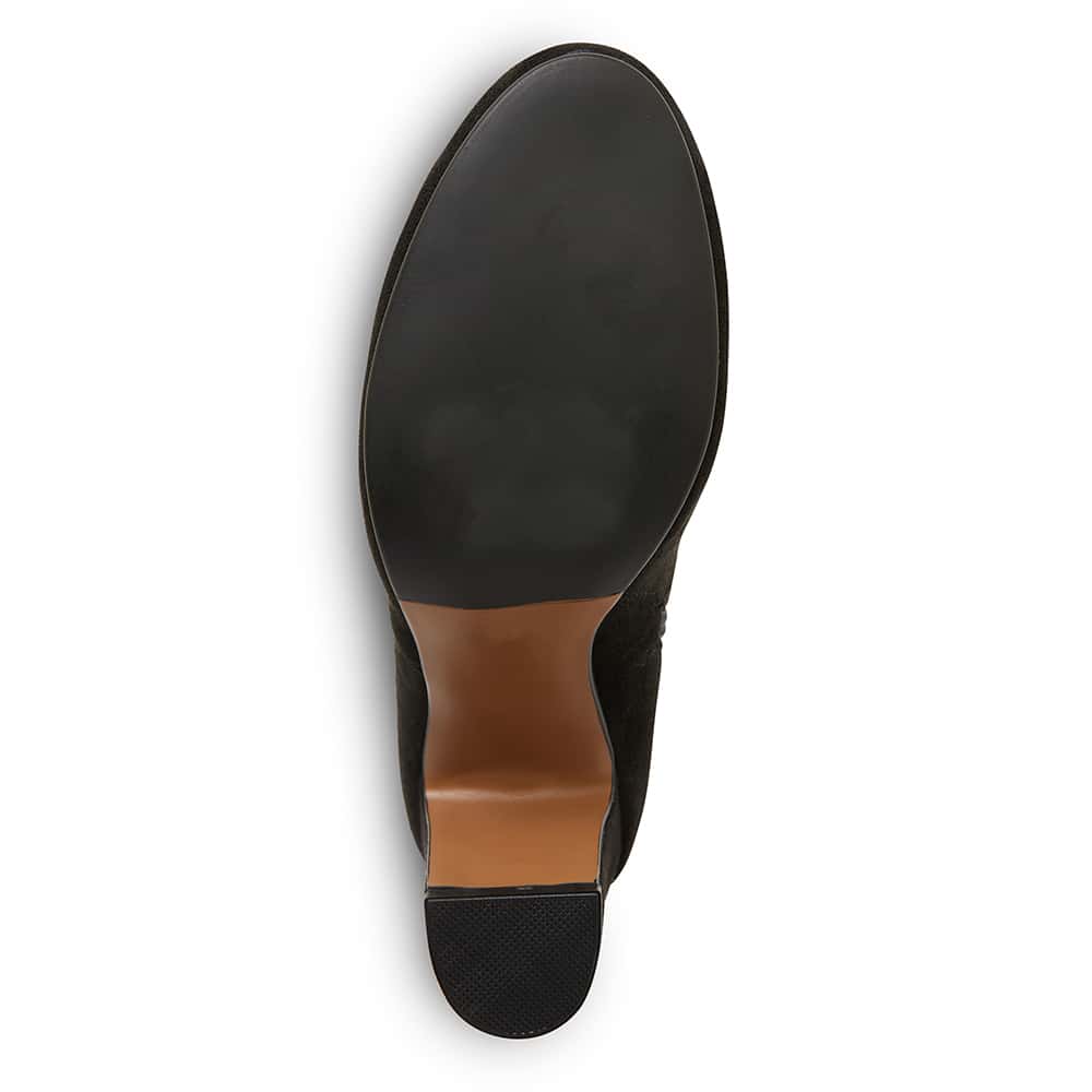 Zeck Boot in Black Fabric