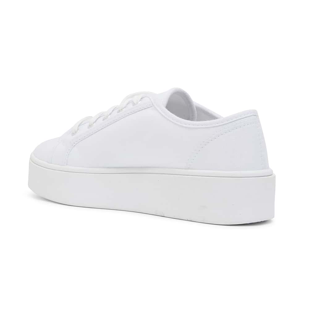 Adam Sneaker in White Canvas