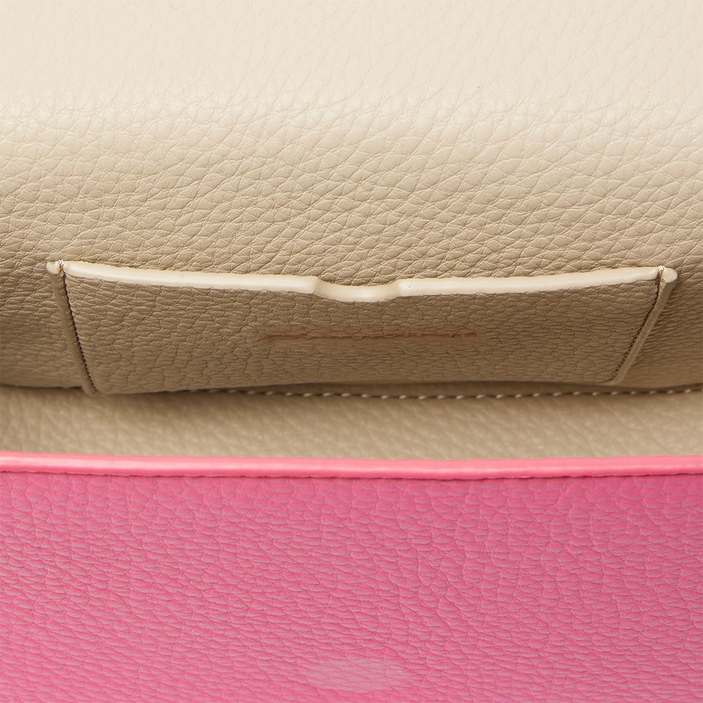 Amalfi Bag in Fuschia Pebble