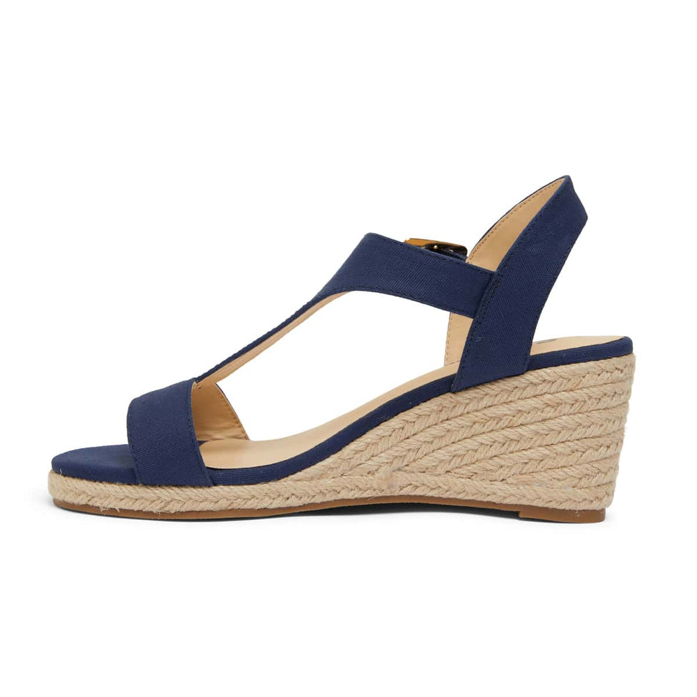 Anchor Espadrille in Navy Fabric