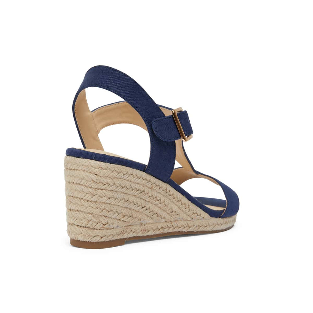 Anchor Espadrille in Navy Fabric