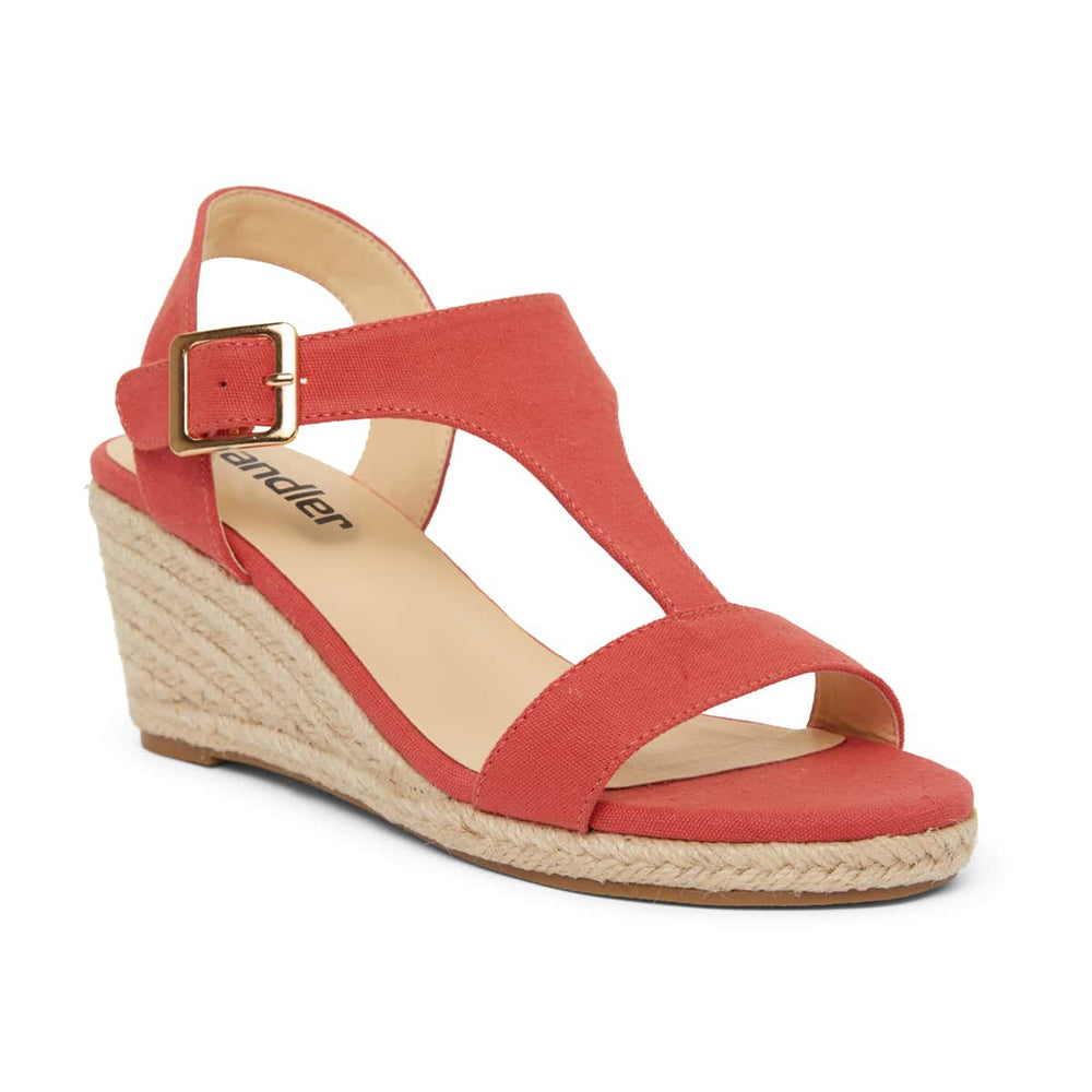 Anchor Espadrille in Tangerine  Fabric