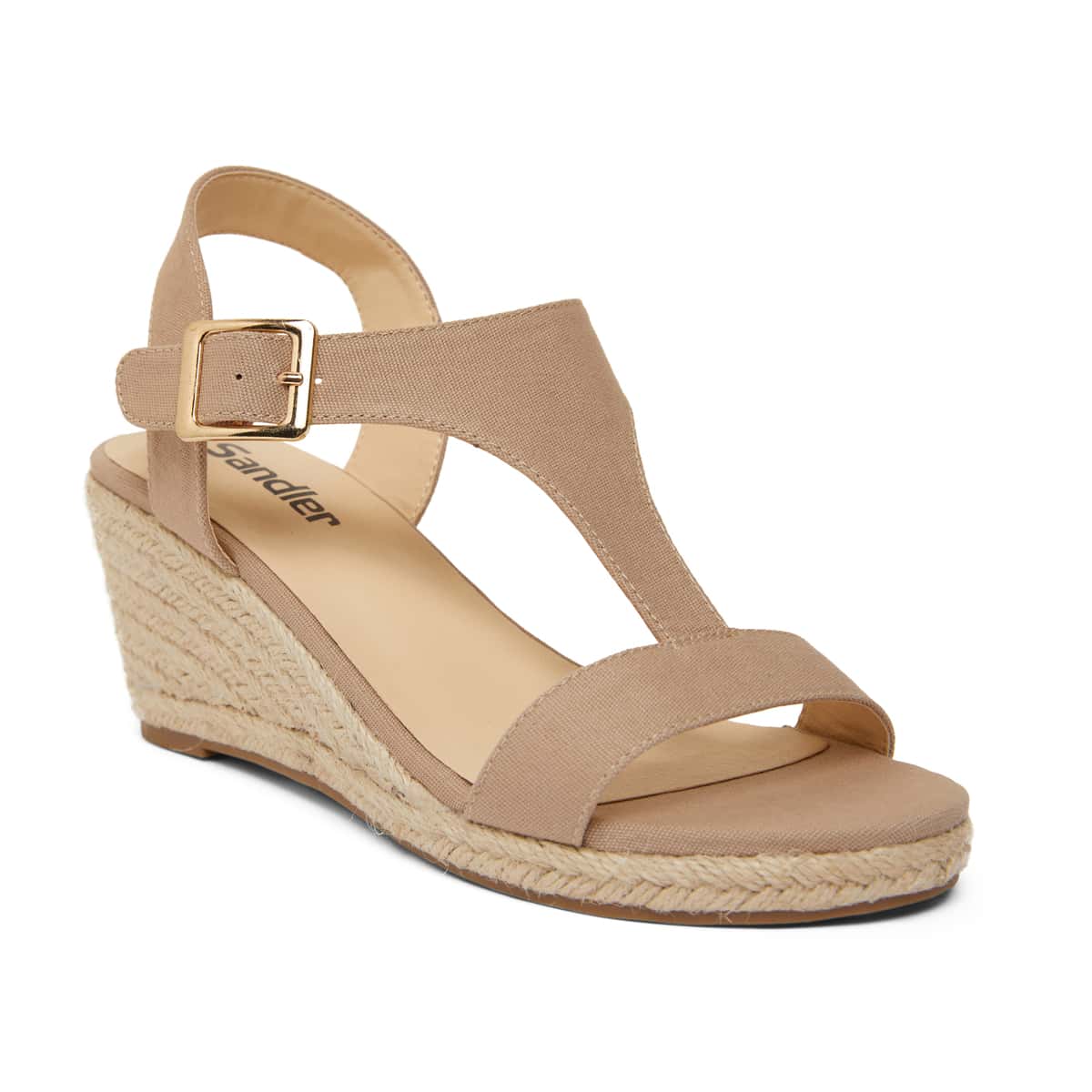 Anchor Espadrille in Taupe Fabric