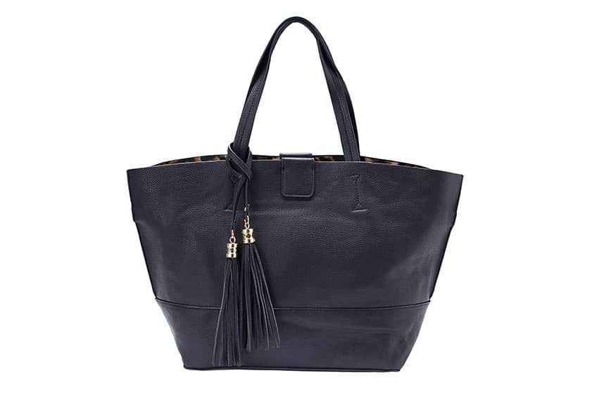 Anja Handbag in Black Smooth