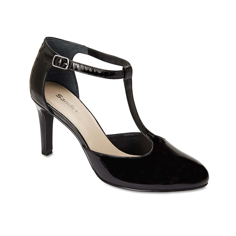 Babylon Heel in Black Patent