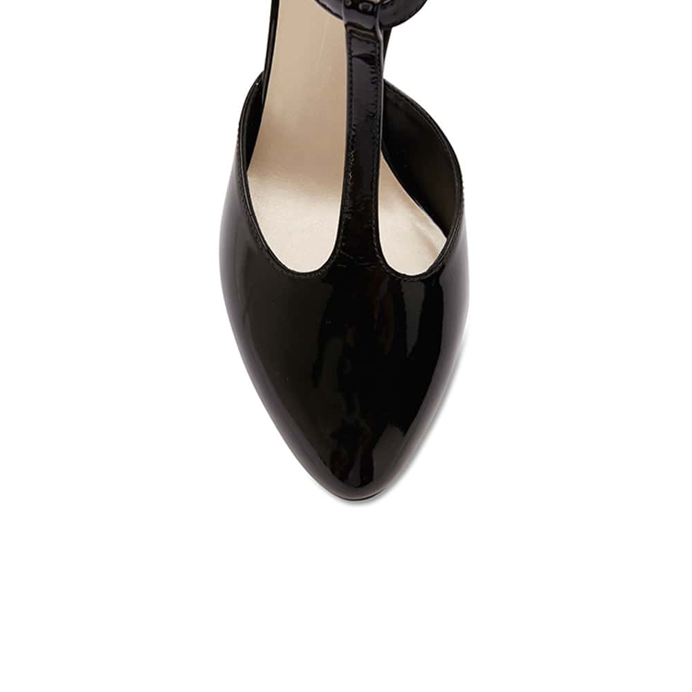 Babylon Heel in Black Patent