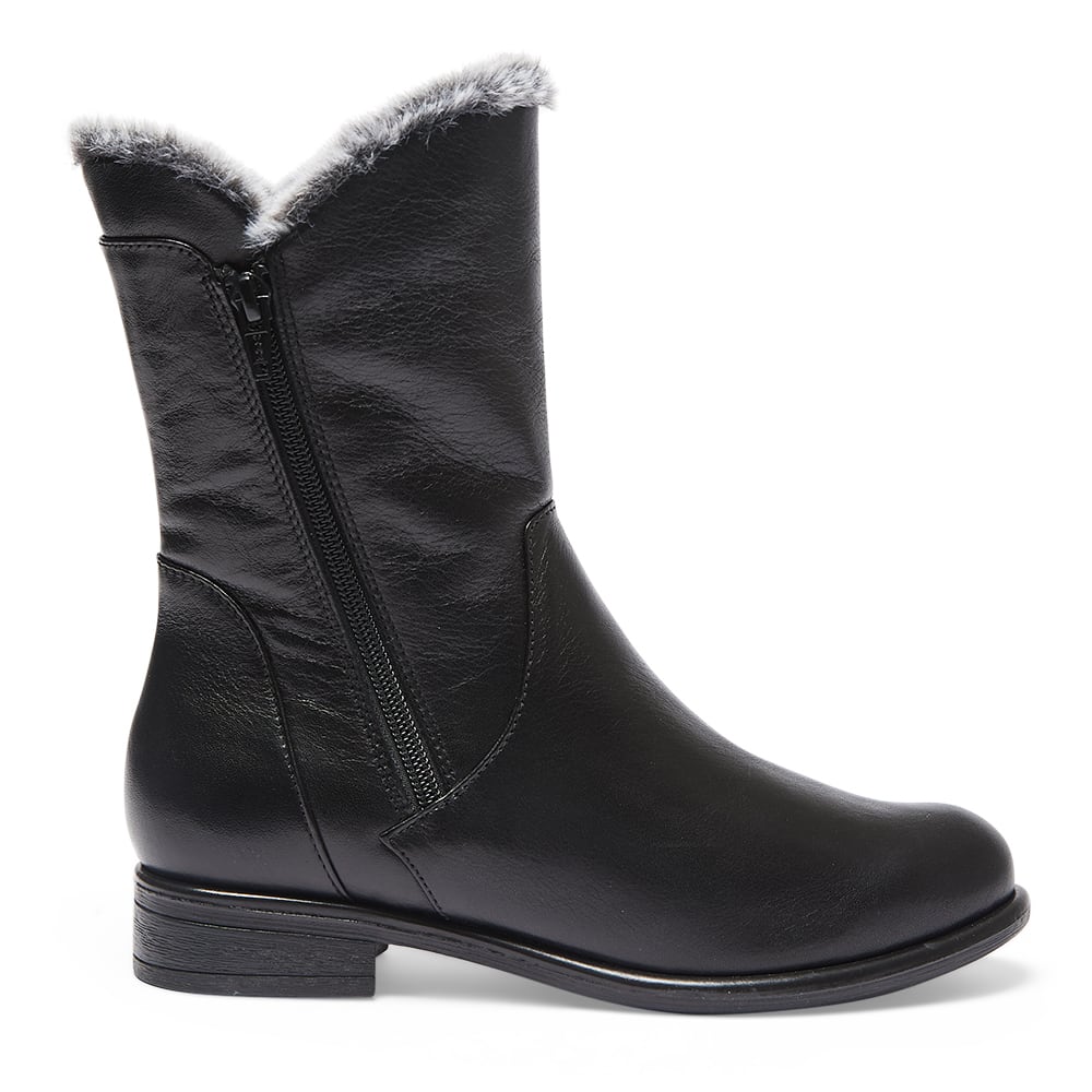 Baldwin Boot in Black Leather